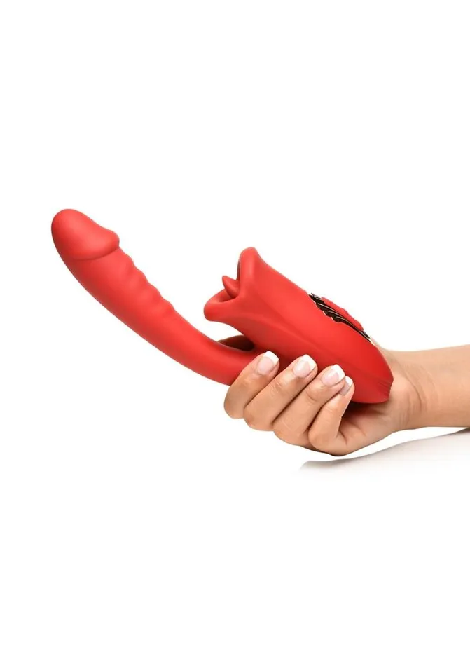 Female Sex Toys SHEGASM Lickgasm Deep Kiss Kissing Rechargeable Silicone Rabbit Vibrator