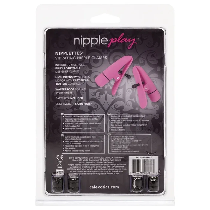 CAL EXOTICS Vibrators Nipple Play NipplettesPink