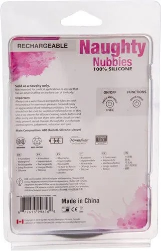 NAUGHTY NUBBIES PINK 677613996169 BMS Enterprises Vibrators