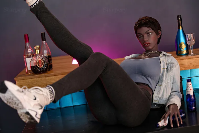 174cm5ft8 Fcup Ebony Hybrid Silicone Sex Doll Keisha Black Starpery Doll Male Sex Toys 174cm5ft8 Fcup Ebony Hybrid Silicone Sex Doll Keisha Black Starpery Doll Male Sex Toys