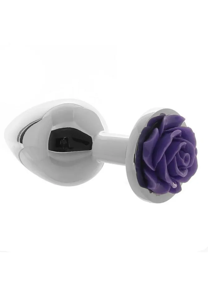 Rear Assets Anal Rear Assets Rose Aluminum Anal Plug