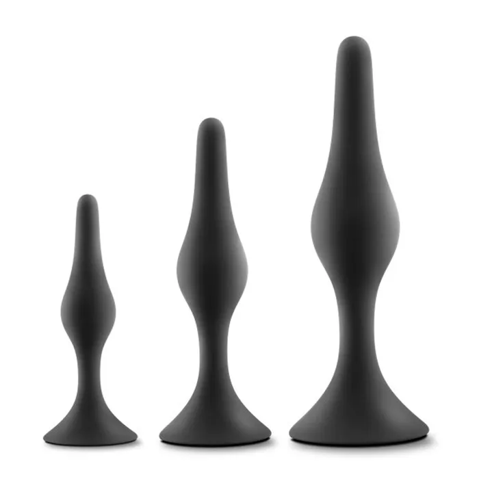Anal Adventures Platinum Silicone Black Blush Novelties Anal Anal Adventures Platinum Silicone Black Blush Novelties Anal