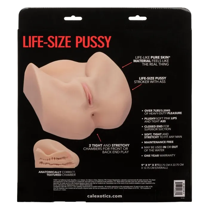 CalExotics Male Sex Toys Stroke It LifeSize Pussy CalExotics Male Sex Toys Stroke It LifeSize Pussy