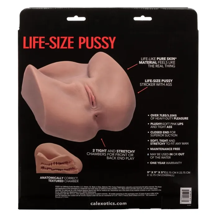 CalExotics Male Sex Toys Stroke It LifeSize Pussy CalExotics Male Sex Toys Stroke It LifeSize Pussy