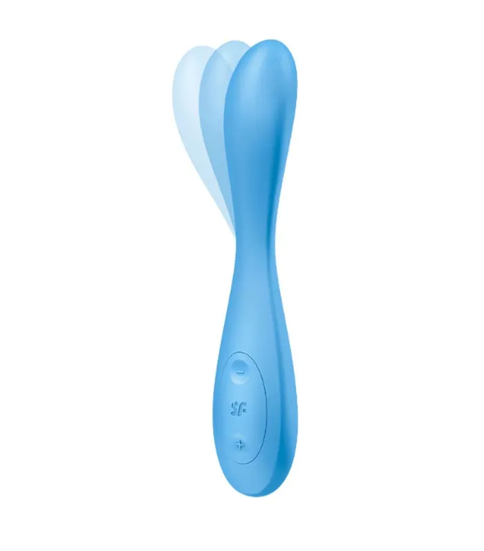 Satisfyer Vibrators Satisfyer GSpot Flex 4 Connect App Multi Vibrator Blue Satisfyer Vibrators Satisfyer GSpot Flex 4 Connect App Multi Vibrator Blue
