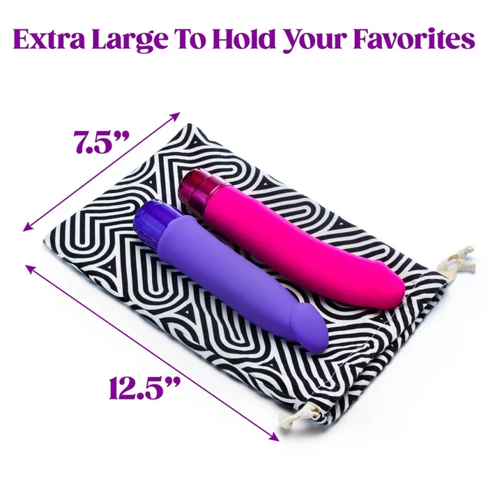 The Collection Cotton Toy Bag 18 Pcs Counter Display Assorted Blush Vibrators The Collection Cotton Toy Bag 18 Pcs Counter Display Assorted Blush Vibrators
