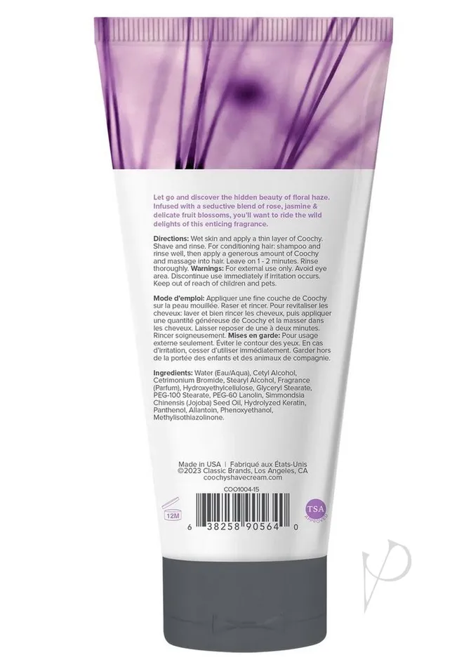 Coochy Vibrators Coochy Shave Crm Floral Haze 5oz Sample Coochy Vibrators Coochy Shave Crm Floral Haze 5oz Sample