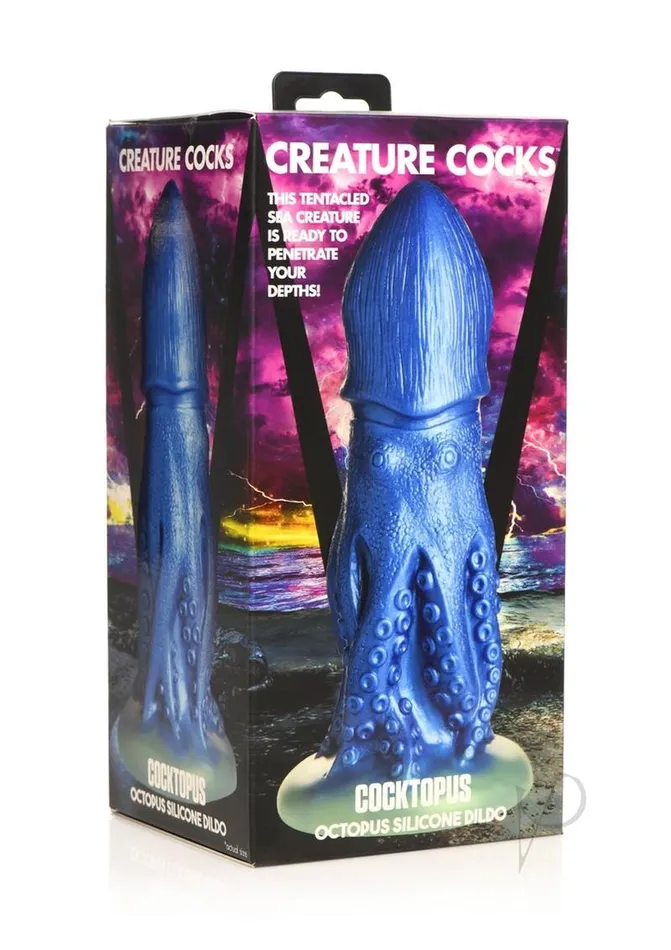 Creature Cocks Dildos Creature Cocks Cocktopus Octopus Silicone Dildo Blue