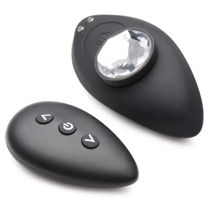 Female Sex Toys XR Brands Naughty Knickers Bling Edition Silicone Remote Panty Vibe